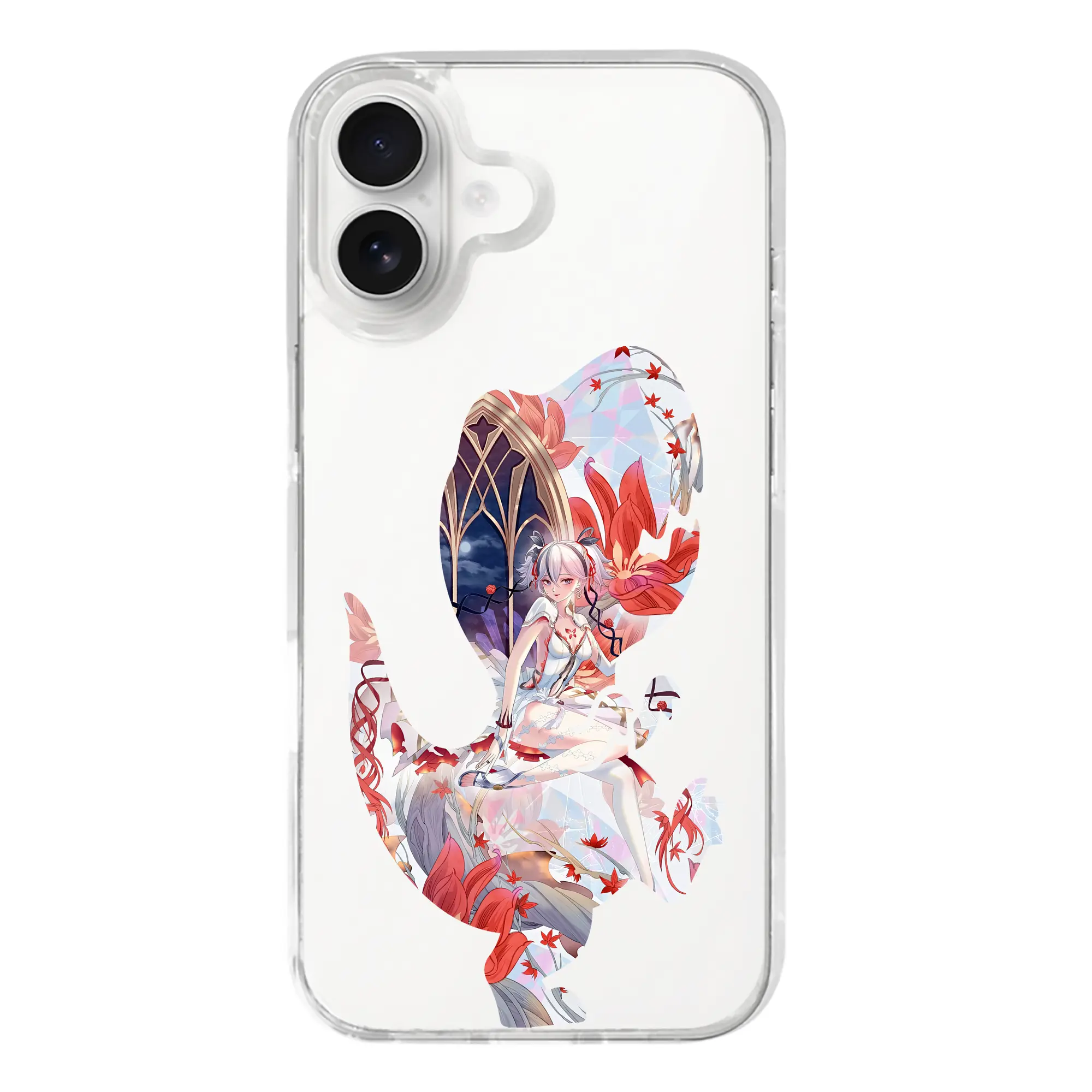 鳴潮 グッズ ツバキ - iPhone 17シリーズ 透明スマホケース – 薄型・耐衝撃・精密フィット保護カバー